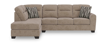 Falen Sectional with Left Chaise - Mocha