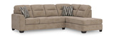 Falen Sectional with Right Chaise - Mocha thumbnail 1