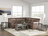 Zola 2 Piece Sectional with Left Loveseat - Umber thumbnail 3