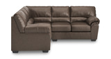 Zola 2 Piece Sectional with Right Loveseat - Umber thumbnail 2