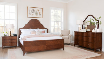 Sage Valley Arched Bedroom Suite - King