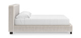 Moonlight Mist Queen Bed - Gray thumbnail 4