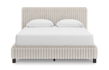 Moonlight Mist Queen Bed - Gray