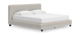 Moonlight Mist Queen Bed - Gray thumbnail 1