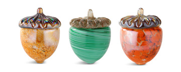 image Glass Acorns Assorted
