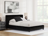 Moonlight Mist Queen Bed - Black thumbnail 3