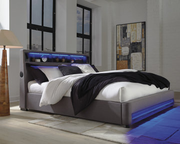 Belagio Queen Lighted Bed