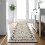 Hatay Beige Washable Area Rug - 2′3″ X 7′6″ thumbnail 3