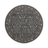 Hatay Black Washable Area Rug - 8′0″ X 8′0″ thumbnail 1