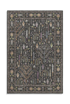 image Hatay Black Washable Area Rug - 9′0″ X 12′0″