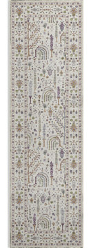 Hatay Ivory Washable Area Rug - 2′3″ X 7′6″