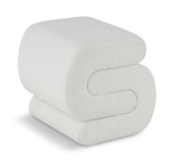 Archie Ottoman White thumbnail 1