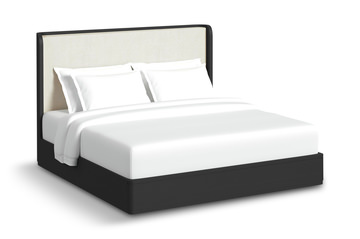 Granada Queen Panel Bed - Black