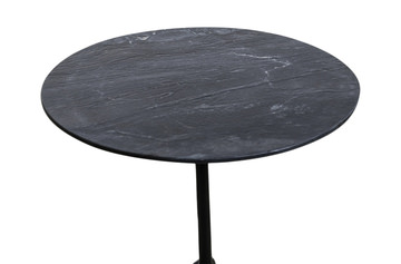 Santorini Accent Table - Lava Marble