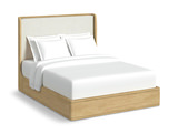 Granada Queen Panel Bed - Natural thumbnail 1