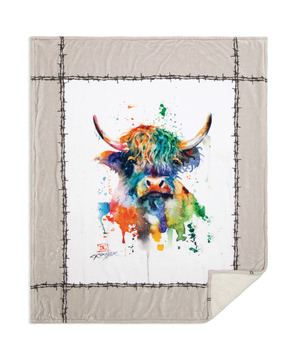 Highland Cow Throw
