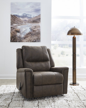 Della Rocker Recliner - Walnut