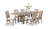 Boston Trestle Table With 6 Chairs thumbnail 1