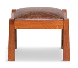 Aurora Antique Carmel  Morris Ottoman thumbnail 2