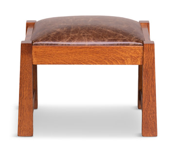 Aurora Antique Carmel  Morris Ottoman