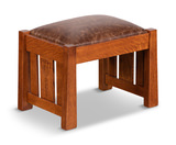 Aurora Antique Carmel  Morris Ottoman thumbnail 1