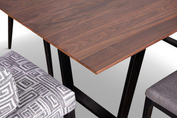 Walnut 7 Piece Dining Set