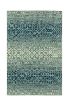 Rainbow Hand Knotted Area Rug - 5′6″ X 8′6″