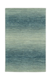 Rainbow Hand Knotted Area Rug - 5′6″ X 8′6″  thumbnail 1