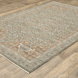 Keaton Beige/Rust Area Rug - 5′3″ X 7′6″ thumbnail 4