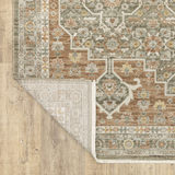 Keaton Beige/Rust Area Rug - 5′3″ X 7′6″ thumbnail 8