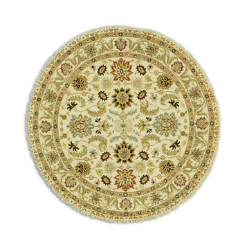 One of a Kind Area Rug - 5′1″ X 5′2″