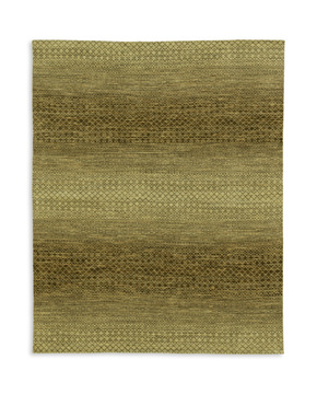 Rainbow Hand Knotted Area Rug - 7′9″ X 9′9″