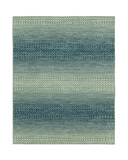 Rainbow Hand Knotted Area Rug - 7′9″ X 9′9″ thumbnail 1