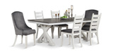 Randall Lake Trestle Table With 4 Side Chairs And 2 Host Chairs thumbnail 1