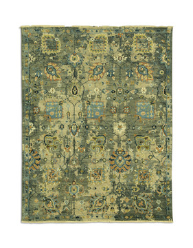 Hand Knotted Area Rug - 7′9″ X 10′0″