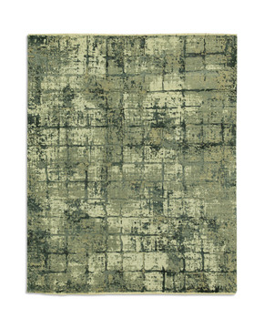 Grunge Royal Hand Knotted Area Rug - 8′1″ X 9′11″