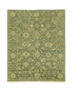 Hand Knotted Area Rug - 7′11″ X 9′9″