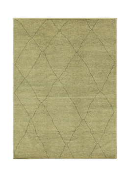 Hand Knotted Area Rug - 9′2″ X 12′6″