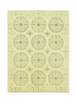 Fushion Hand Knotted Area Rug - 9′0″ X 11′11″