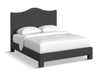 Jitney King Upholstered Bed - Game Changer Charcoal