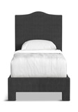 Jitney Twin Upholstered Bed - Game Changer Charcoal thumbnail 2
