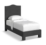 Jitney Twin Upholstered Bed - Game Changer Charcoal thumbnail 1