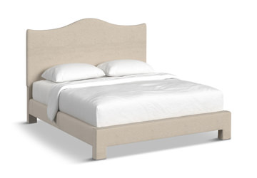 image Jitney Queen Upholstered Bed - Daddy O Linen