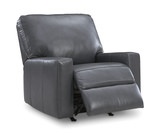 Mulan Leather Rocker Recliner - Admiral thumbnail 4