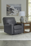 Mulan Leather Rocker Recliner - Admiral thumbnail 6