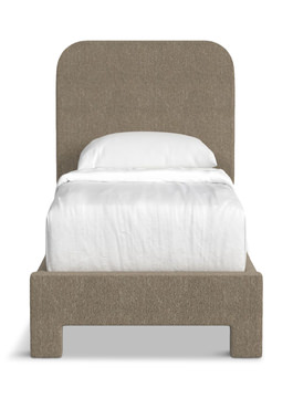 Chichi Twin Upholstered Bed - Spirit Jute