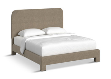 Chichi Queen Upholstered Bed - Spirit Jute