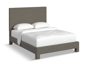 Lagoon Queen Upholstered Bed - Game Changer Smoke