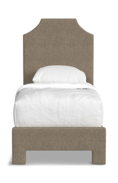 Elixir Twin Upholstered Bed - Spirit Jute