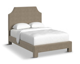 Elixir Queen Upholstered Platform Bed - Spirit Jute thumbnail 1